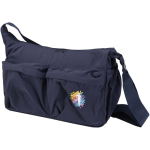 13-Zoll-Laptoptasche mit Trolleyband und verstecktem Fach farbe marineblau