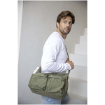 13-Zoll-Laptoptasche mit Trolleyband und verstecktem Fach farbe marineblau Lifestyle-Bild