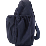 13-Zoll-Laptoptasche mit Trolleyband und verstecktem Fach farbe marineblau Seitenansicht