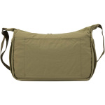 13-Zoll-Laptoptasche mit Trolleyband und verstecktem Fach farbe dunkelgrün zweite Rückansicht
