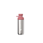 Trinkflasche aus recyceltem Edelstahl mit zwei Öffnungen, 700 ml, Mepal farbe rosa Druckansicht des Logos 2