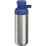 Trinkflasche aus recyceltem Edelstahl mit zwei Öffnungen, 700 ml, Mepal farbe pastellblau