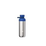 Trinkflasche aus recyceltem Edelstahl mit zwei Öffnungen, 700 ml, Mepal farbe pastellblau Druckansicht des Logos 2