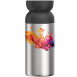Thermobecher aus recyceltem Edelstahl mit 360°-Trinkrand 350 ml Mepal farbe schwarz