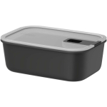 Luftdichte Frischhaltedose mit Clipverschluss und transparentem Deckel 1 l Mepal farbe schwarz