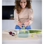 Luftdichte Frischhaltedose mit Clipverschluss und transparentem Deckel 1 l Mepal farbe weiß Lifestyle-Bild 2