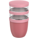 Auslaufsichere Brotdose mit 3 Fächern 900 ml Mepal farbe rosa