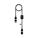 Lade- und Datenkabel mit beleuchtetem Logo 60 W 1 m SCX.design Ansicht mit Druckbereich
