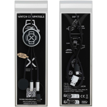 7-in-1-Ladekabel für Smartwatch und Smartphone SCX.design farbe schwarz zweite Ansicht mit Box