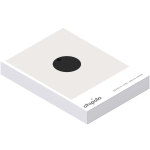 Bluetooth-Tracker mit Signalton, wasser- und staubgeschützt Chipolo farbe schwarz zweite Ansicht mit Box