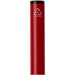 Drehkugelschreiber aus recyceltem Aluminium mit blauer Tinte farbe rot Detailansicht 1