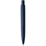 Mini-Kugelschreiber aus RCS-zertifiziertem recyceltem Kunststoff mit blauer Tinte farbe marineblau