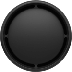 Wiederverwendbarer Becher mit 360°-Deckel und Isolierrand 350 ml farbe schwarz zweite Ansicht