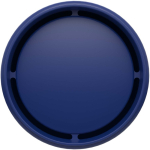 Wiederverwendbarer Becher mit 360°-Deckel und Isolierrand 350 ml farbe blau zweite Ansicht