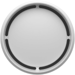 Wiederverwendbarer Becher mit 360°-Deckel und Isolierrand 350 ml farbe weiß zweite Ansicht