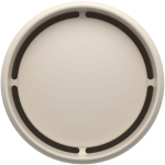 Wiederverwendbarer Becher mit 360°-Deckel und Isolierrand 350 ml farbe sandbraun zweite Ansicht
