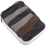 Set aus zwei Thule-Packwürfeln mit Netzabdeckung farbe weiß vierte Ansicht
