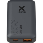 Reiseladegerät mit USB-C- und USB-A-Anschluss 65 W Xtorm farbe schwarz