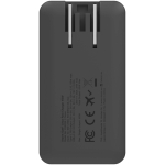 Reiseladegerät mit USB-C- und USB-A-Anschluss 65 W Xtorm farbe schwarz zweite Rückansicht