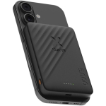 Ultradünne magnetische Powerbank mit kabelloser Ladefunktion 5.000 mAh Xtorm farbe schwarz