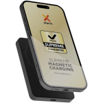 Ultradünne magnetische Powerbank mit kabelloser Ladefunktion 5.000 mAh Xtorm farbe schwarz vierte Ansicht