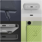 Ultradünne magnetische Powerbank mit kabelloser Ladefunktion 5.000 mAh Xtorm farbe schwarz Lifestyle-Bild