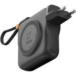 3-in-1-Reiseladegerät mit kabelloser Ladefunktion 10.000 mAh Xtorm farbe schwarz