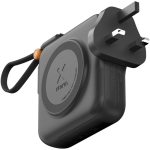 3-in-1-Reiseladegerät mit kabelloser Ladefunktion 10.000 mAh Xtorm farbe schwarz