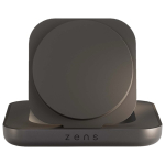 Magnetisches Qi2-Ladegerät für den Nachttisch mit USB-C-Kabel 15 W Zens farbe schwarz
