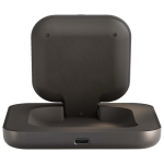 Magnetisches Qi2-Ladegerät für den Nachttisch mit USB-C-Kabel 15 W Zens farbe schwarz zweite Rückansicht
