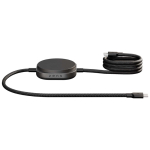 2-in-1-USB-C-Ladekabel mit kabellosem Ladepad Zens farbe schwarz