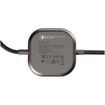 2-in-1-USB-C-Ladekabel mit kabellosem Ladepad Zens farbe schwarz Druckansicht des Logos 2