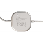 2-in-1-USB-C-Ladekabel mit kabellosem Ladepad Zens farbe weiß Druckansicht des Logos 2