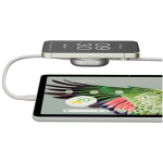2-in-1-USB-C-Ladekabel mit kabellosem Ladepad Zens farbe weiß Lifestyle-Bild 2
