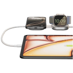 3-in-1-Ladekabel mit kabellosem Ladepad für Apple-Geräte Zens farbe weiß zweite Ansicht