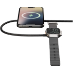 Kompaktes kabelloses Ladegerät mit USB-C und 15-W-Schnellladung Zens farbe schwarz zweite Ansicht
