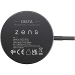 Magnetisches Tischladegerät mit USB-C und 15 W Leistung Zens farbe schwarz Druckansicht des Logos 2