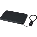 Powerbank mit magnetischer Befestigung und Umhängeband 5.000 mAh farbe schwarz zweite Ansicht