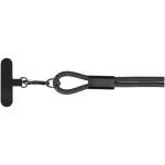 Ladekabel mit Trageband und 65-W-Schnellladefunktion farbe schwarz dritte Vorderansicht