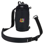 Verstellbarer Flaschenhalter mit Taschen und atmungsaktivem Boden 1 l Thule farbe schwarz