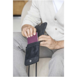 Wasserabweisender Organizer mit RFID-Schutz farbe schwarz Lifestyle-Bild 2