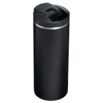 Doppelwandiger Thermobecher mit Fliptop-Deckel 350 ml Stanley farbe schwarz zweite Rückansicht