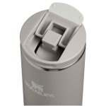 Doppelwandiger Thermobecher mit Fliptop-Deckel 350 ml Stanley farbe grau Detailansicht 1