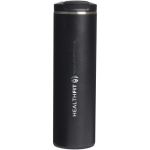 Doppelwandiger Thermobecher mit dichtem Klappdeckel 470 ml Stanley farbe schwarz Druckansicht des Logos 2
