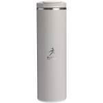 Doppelwandiger Thermobecher mit dichtem Klappdeckel 470 ml Stanley farbe grau Druckansicht des Logos 2
