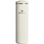 Doppelwandiger Thermobecher mit dichtem Klappdeckel 470 ml Stanley farbe beige