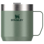 Thermobecher aus Edelstahl mit Spritzschutzdeckel 350 ml Stanley farbe dunkelgrün zweite Vorderansicht