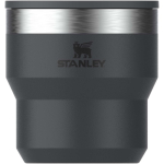 Stapelbarer Thermobecher mit doppelwandigem Edelstahl 295 ml Stanley farbe schwarz zweite Vorderansicht