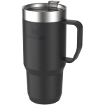 Thermobecher mit spritzgeschütztem Deckel und Doppelwand 473 ml Stanley farbe schwarz