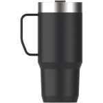 Thermobecher mit spritzgeschütztem Deckel und Doppelwand 473 ml Stanley farbe schwarz zweite Rückansicht